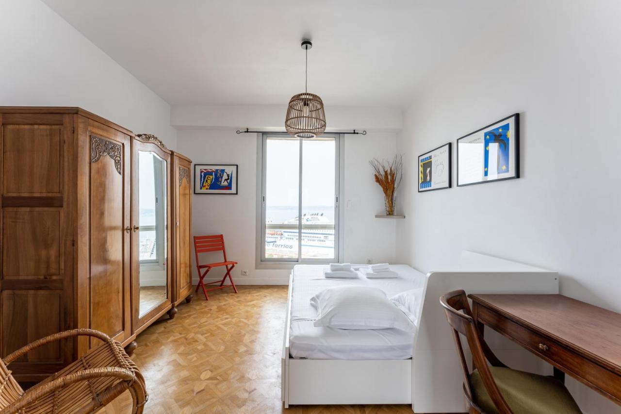 Blue Bay - Superbe Vue Sur Le Vieux Port Apartment Marseille Luaran gambar