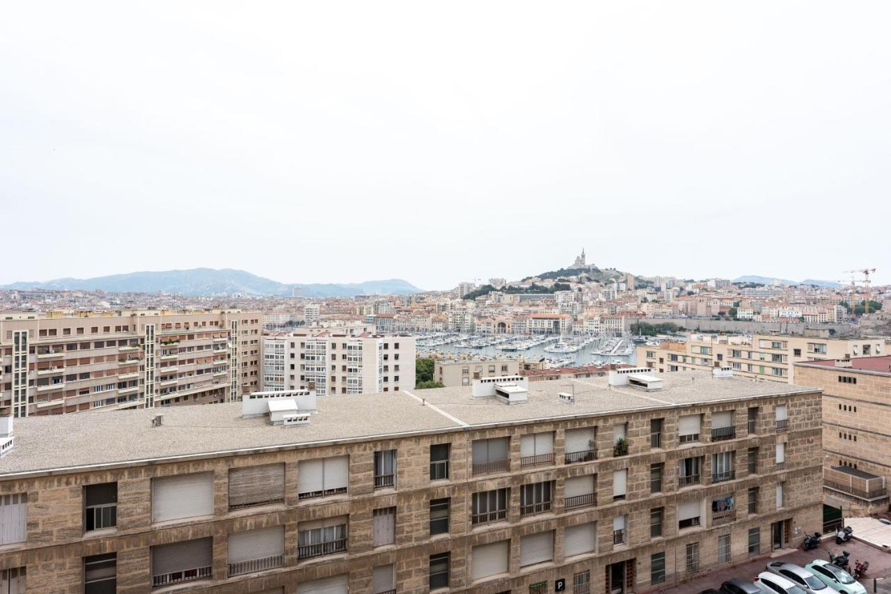 Blue Bay - Superbe Vue Sur Le Vieux Port Apartment Marseille Luaran gambar